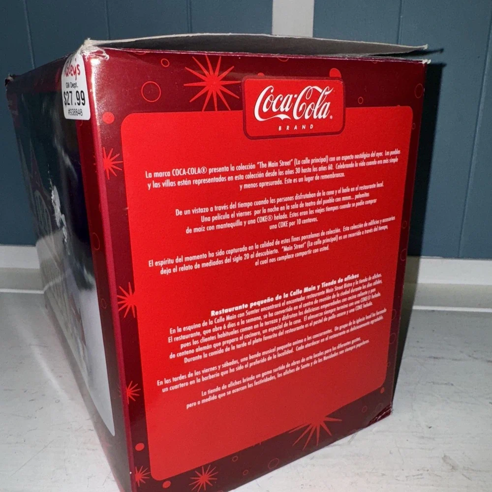 Coca-Cola Brand The Main Street Collection Bistro Village  *missing ‎ Adapter
